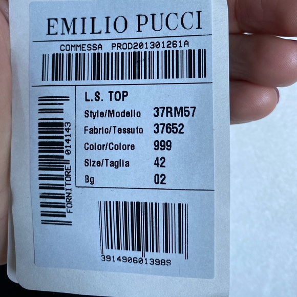 Emilio Pucci BNWT beaded evening top - Picture 12 of 12